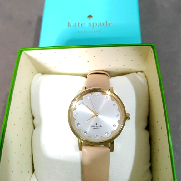 kate spade Accessories - Kate Spade Gold and Tan Watch